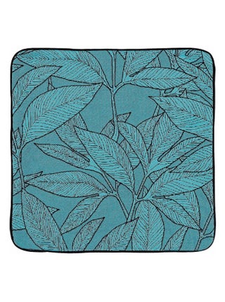 Housse de coussin esprit feuillages