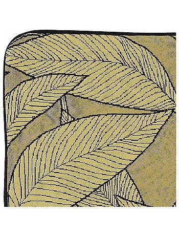 Housse de coussin esprit feuillages