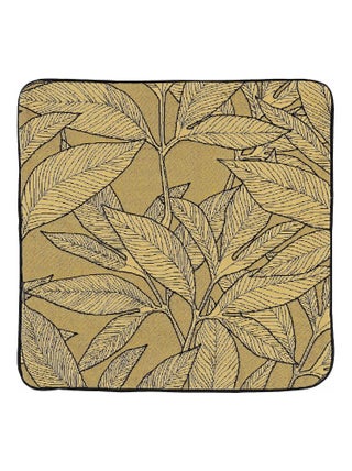 Housse de coussin esprit feuillages