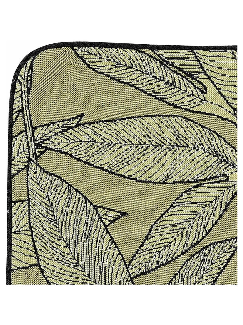 Housse de coussin esprit feuillages Vert - Kiabi