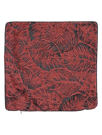 Housse de coussin esprit jungle tropicale