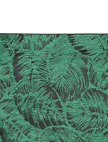 Housse de coussin esprit jungle tropicale