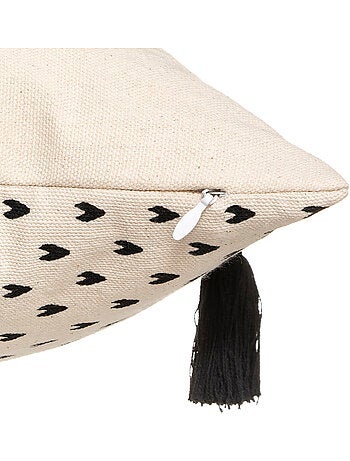 Housse de coussin ethnique VISAGE
