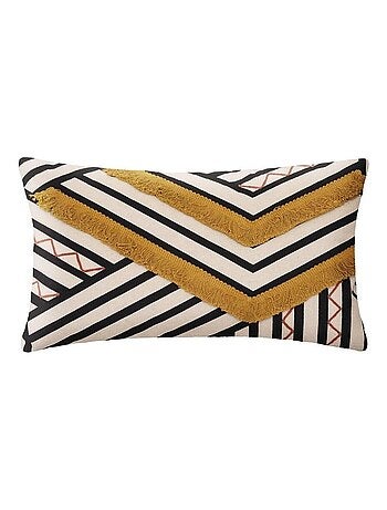 Housse de coussin Etnik brodé 30x50 cm - Kiabi