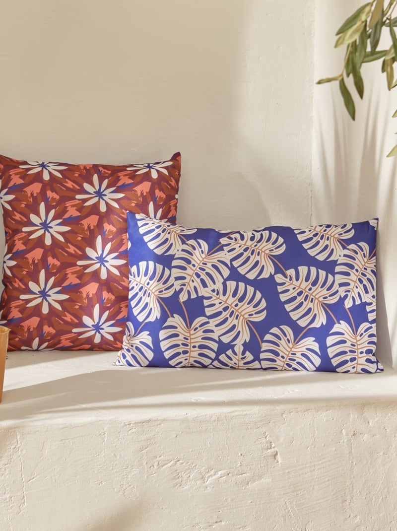 Housse de coussin exterieur 30 x 50 cm Fala Bleu - Kiabi