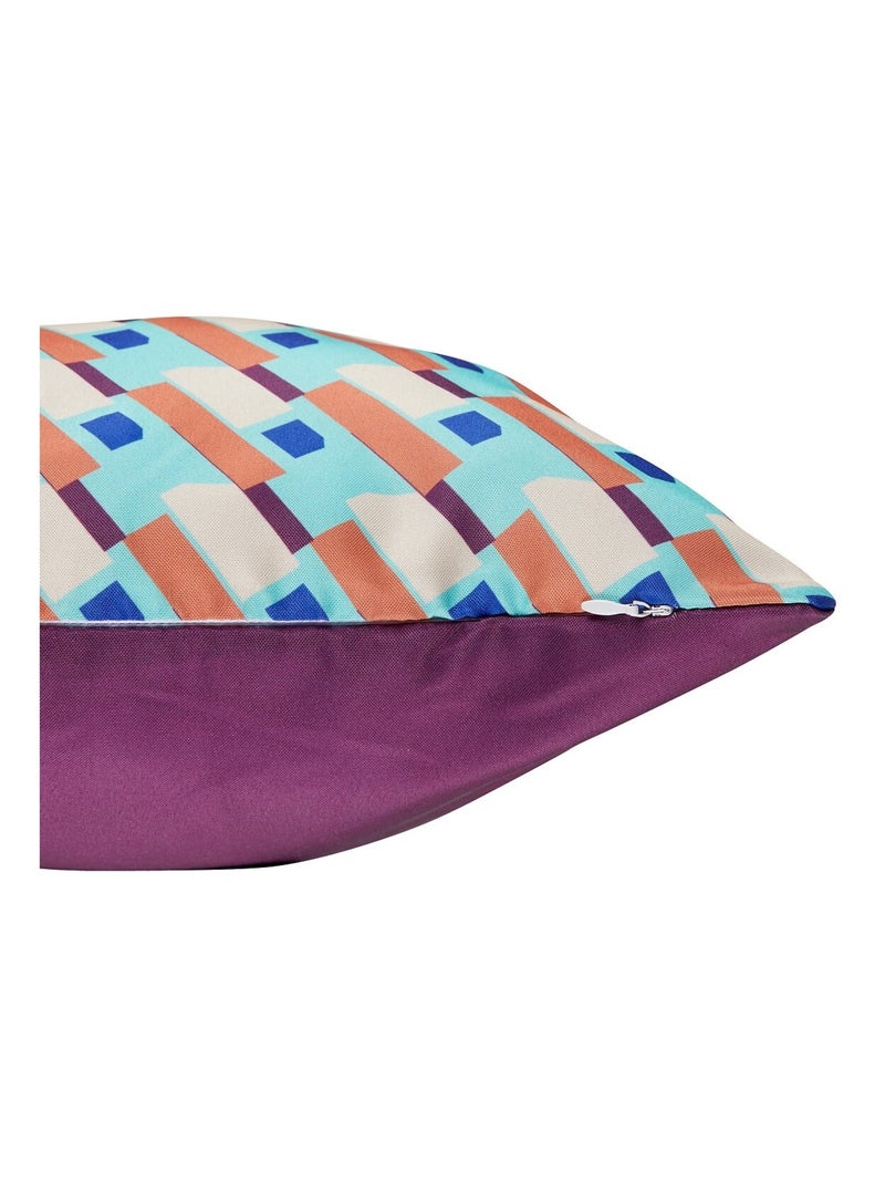 Housse de coussin exterieur 40 x 40 cm Max Bleu - Kiabi