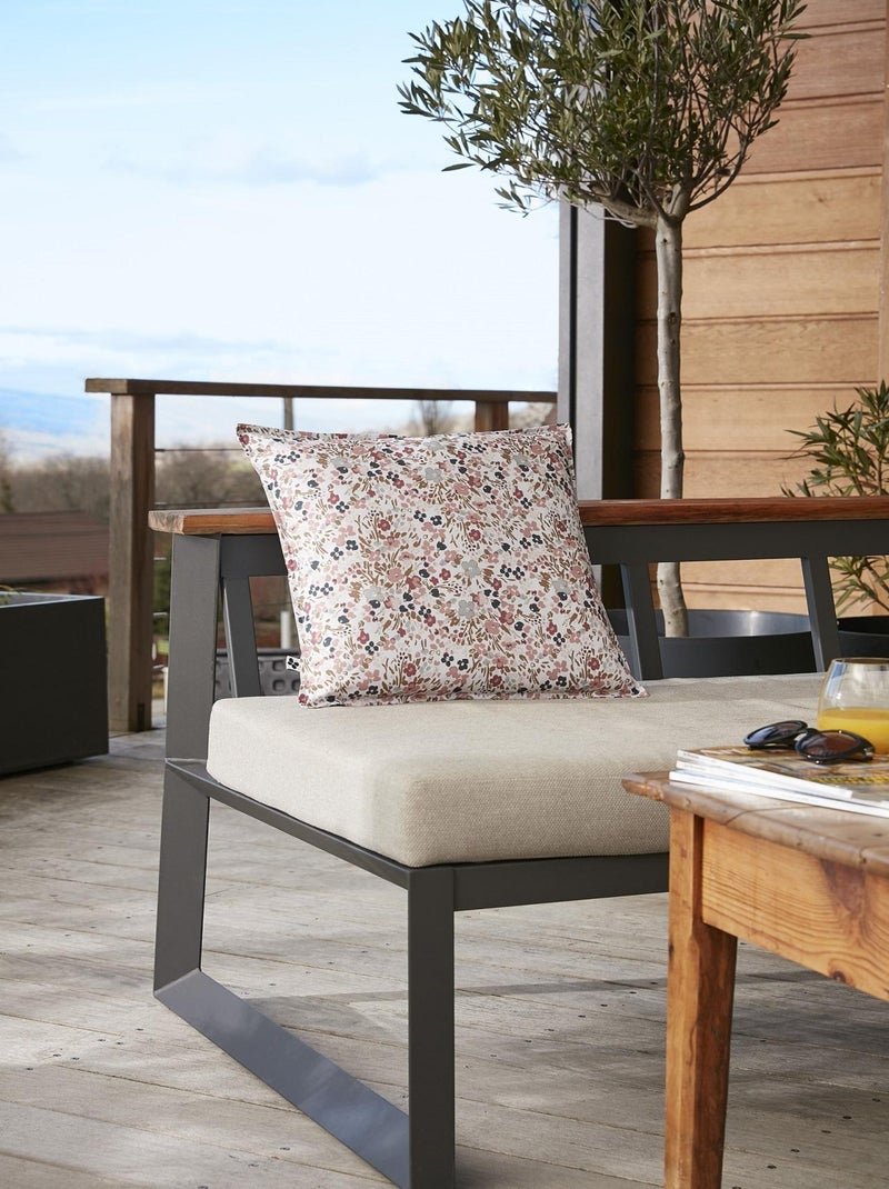 Housse de coussin exterieur deperlant Capucine Beige - Kiabi