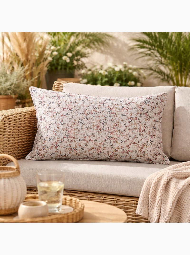 Housse de coussin exterieur deperlant Capucine Beige - Kiabi