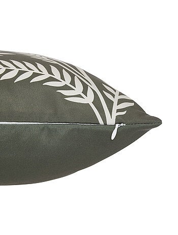 Housse de coussin extérieur motif végétal