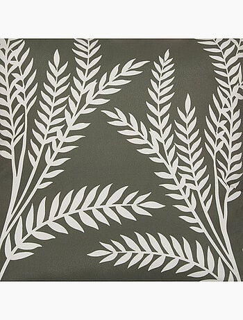 Housse de coussin extérieur motif végétal