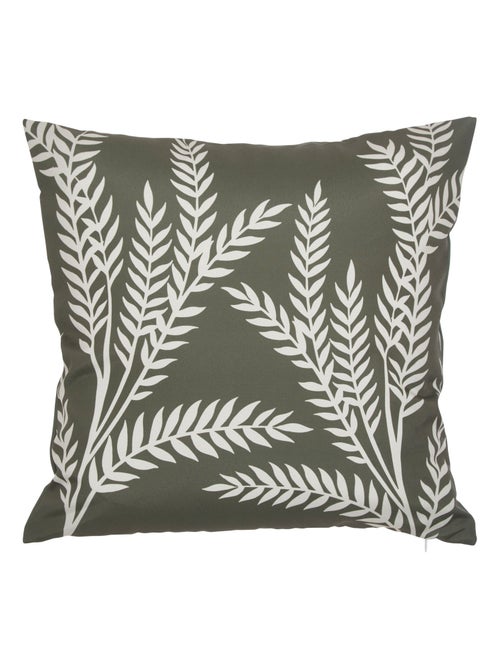 Housse de coussin extérieur motif végétal - Kiabi