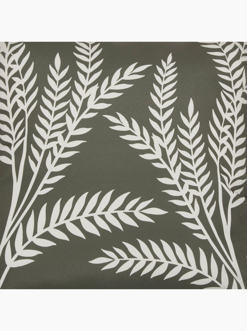 Housse de coussin extérieur motif végétal Vert foncé - Kiabi
