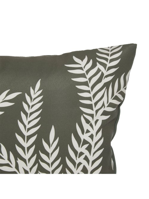 Housse de coussin extérieur motif végétal - Kiabi