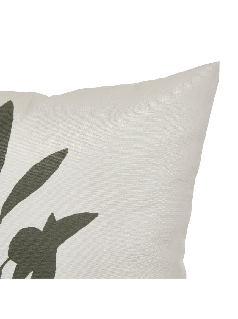 Housse de coussin extérieur olivier Vert foncé - Kiabi