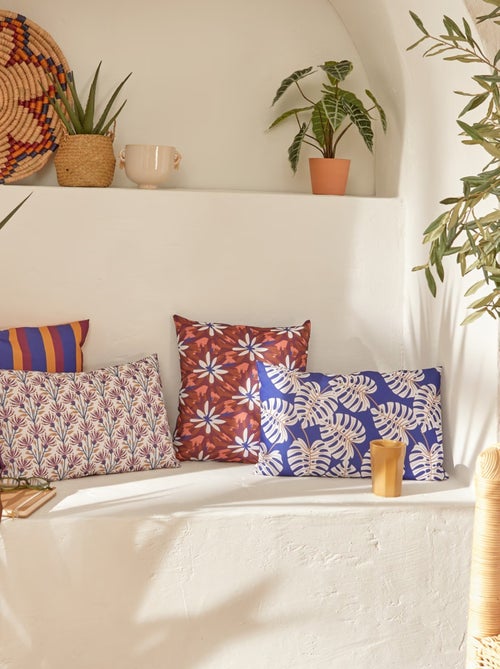 Housse de coussin exterieur Pia raye - Kiabi