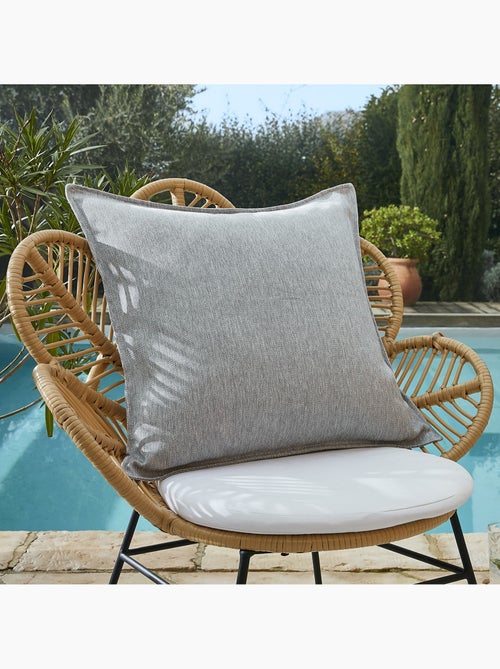 Housse de coussin extérieur Polypropylène Galet - Kiabi