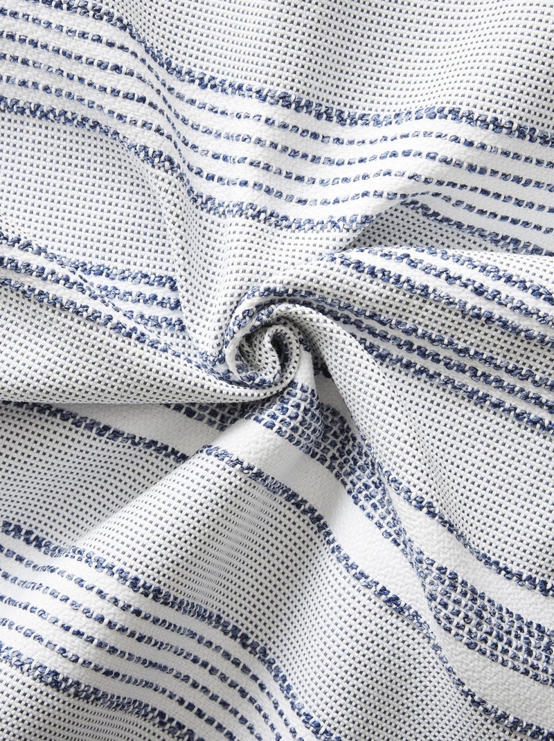Housse de coussin extérieur Polypropylène Rosa Bleu foncé - Kiabi
