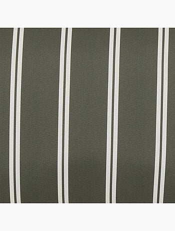 Housse de coussin extérieur rectangulaire à rayures