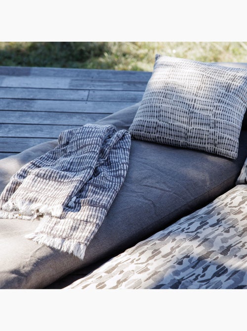 Housse de coussin extérieur SANTORIN à zip étanche - Kiabi