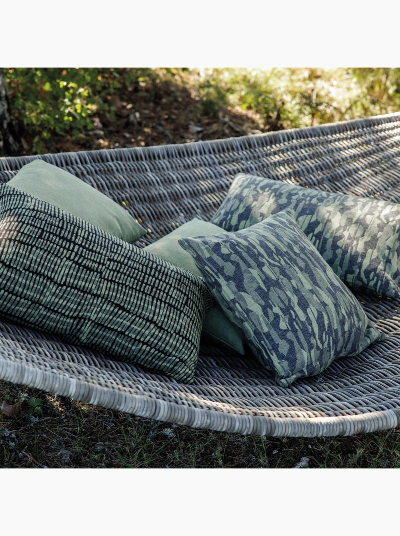 Housse de coussin extérieur SANTORIN à zip étanche Beige foncé - Kiabi