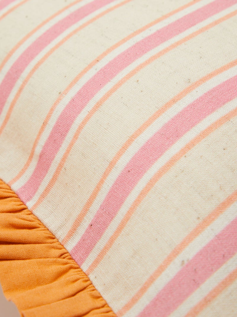 Housse de coussin fantaisie (50x30 cm) - Kiabi Home ORANGE - Kiabi