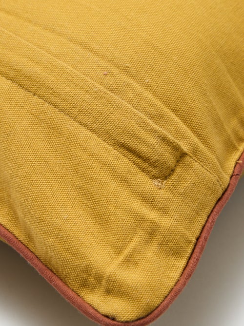 Housse de coussin fantaisie en velours (45x45 cm) - Kiabi Home - Kiabi