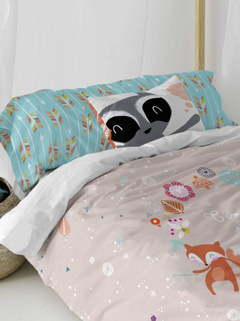 Housse de coussin Fantasy "Happyfriday" Blanc - Kiabi