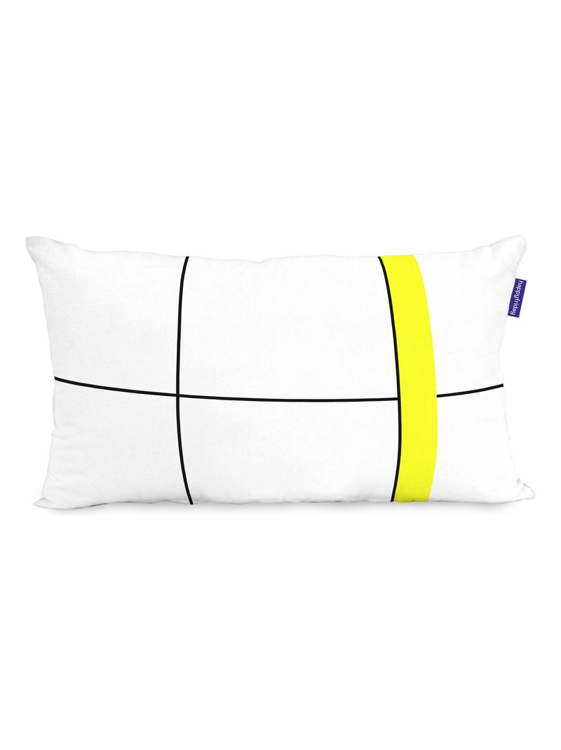 Housse de coussin Firefly "Happyfriday" Blanc - Kiabi