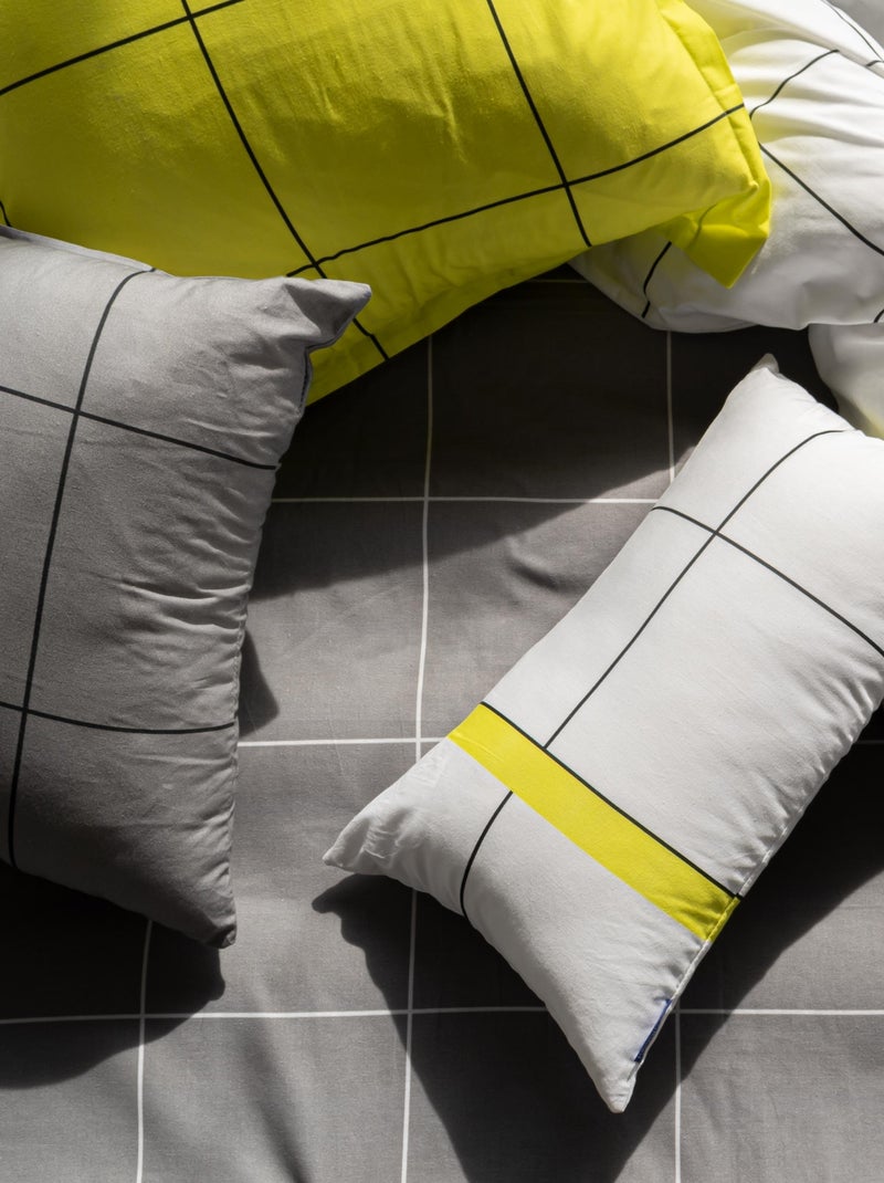 Housse de coussin Firefly "Happyfriday" Blanc - Kiabi