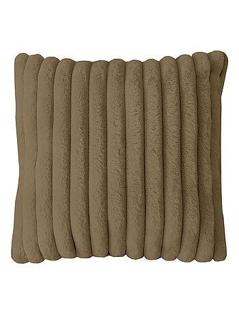 Housse de coussin flanelle 60x60 cm HIMALAYA, par Soleil d'ocre