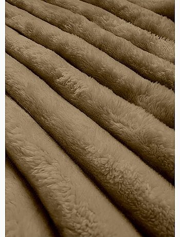 Housse de coussin flanelle 60x60 cm HIMALAYA, par Soleil d'ocre