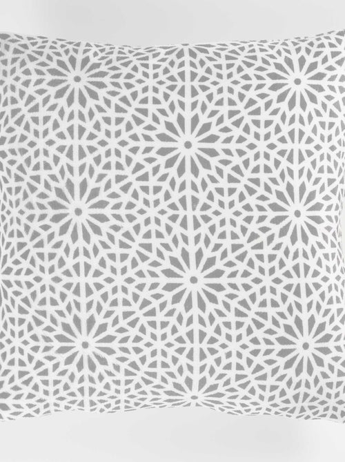 Housse de coussin Flanelle Collection Tunis - Kiabi