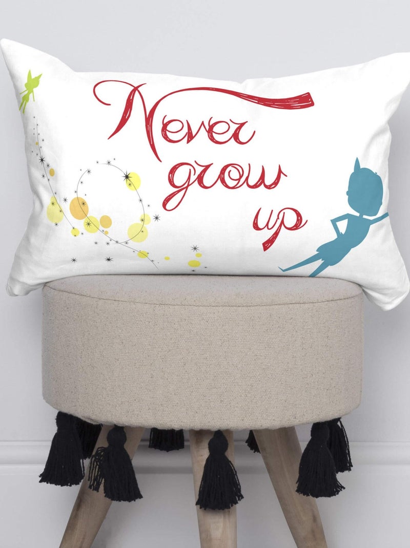 Housse de coussin Flying boy "Happyfriday" Blanc - Kiabi