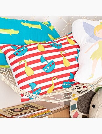 Housse de coussin flying boy "happyfriday