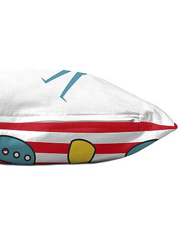 Housse de coussin flying boy "happyfriday
