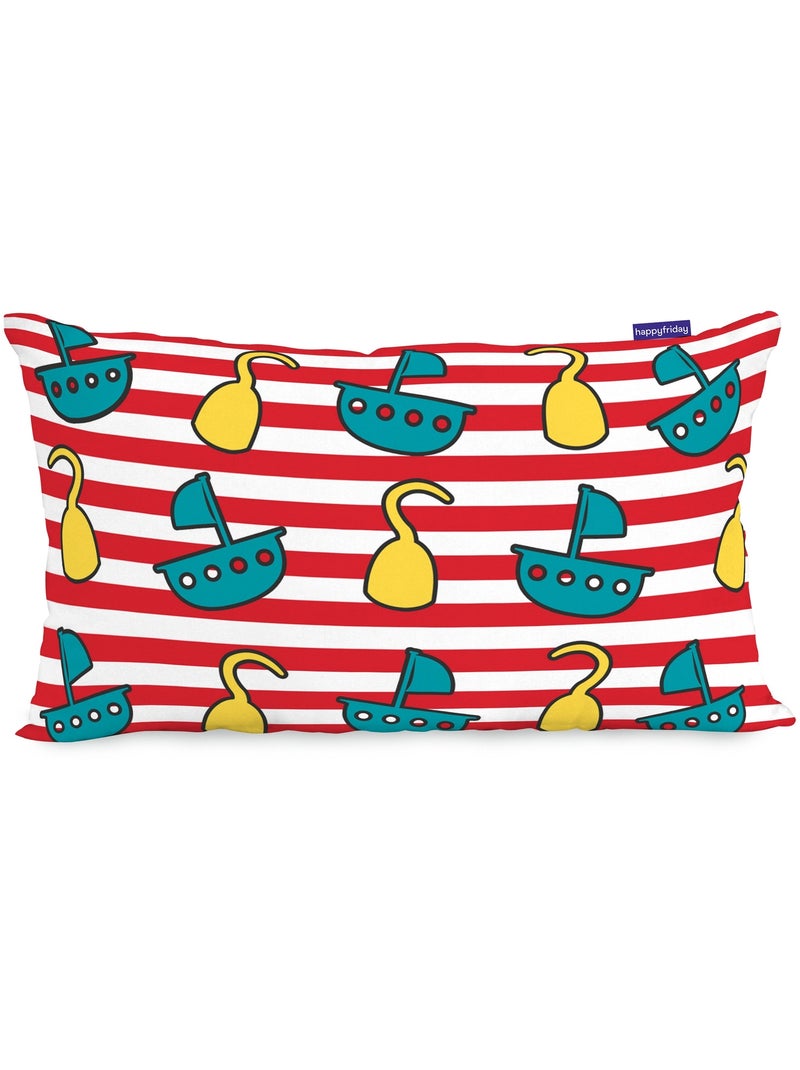 Housse de coussin Flying boy "Happyfriday" Multicolore - Kiabi