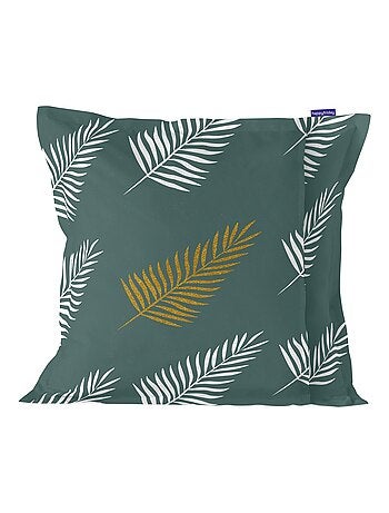 Housse de coussin Foliage mint "Happyfriday