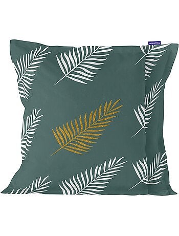Housse de coussin Foliage mint "Happyfriday