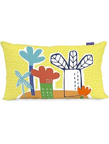 Housse de coussin funnysaurus "happyfriday