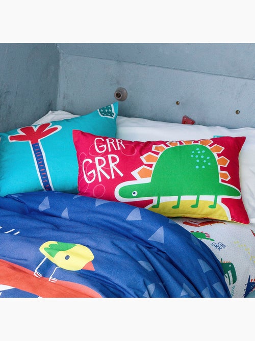 Housse de coussin Funnysaurus "Happyfriday" - Kiabi