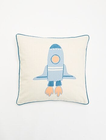 Housse de coussin "fusée