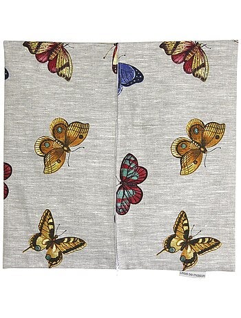Housse de coussin GALLICO Papillons