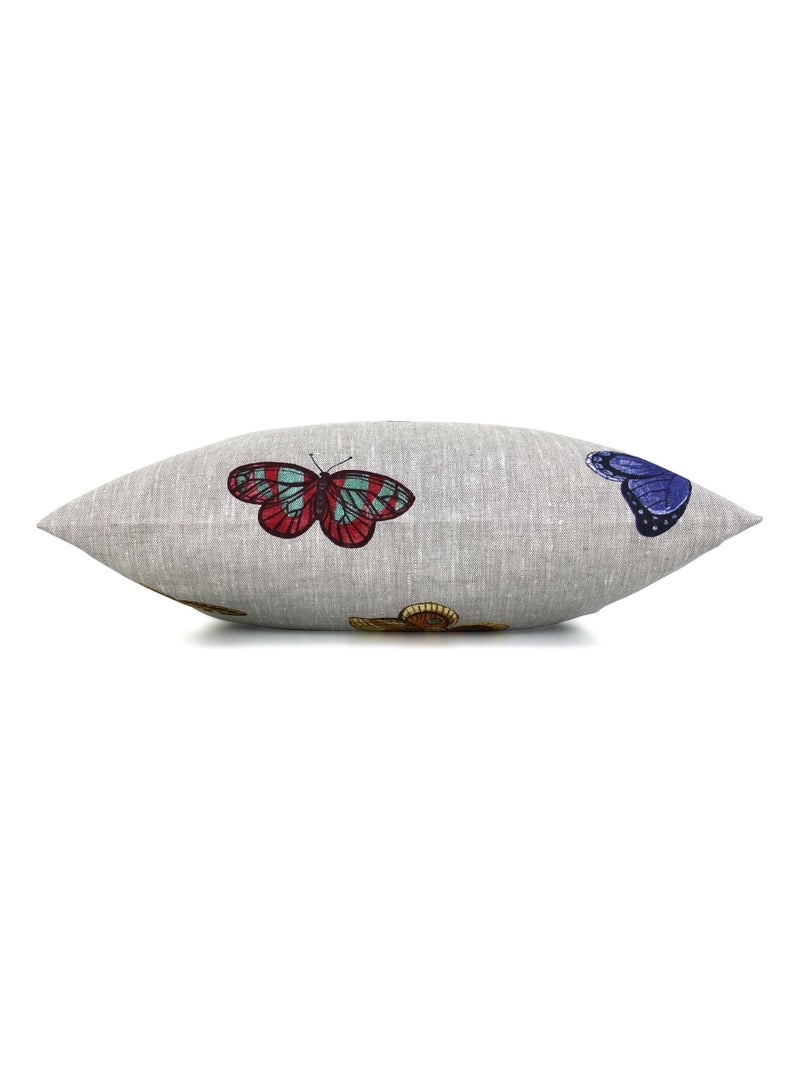 Housse de coussin GALLICO Papillons Multicolore - Kiabi