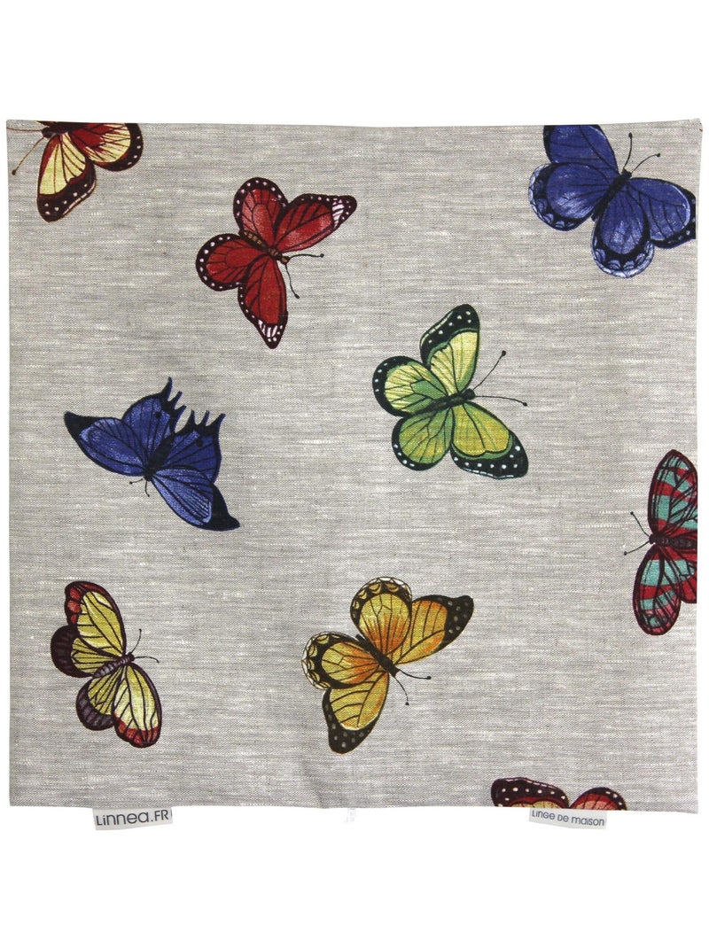 Housse de coussin GALLICO Papillons Multicolore - Kiabi
