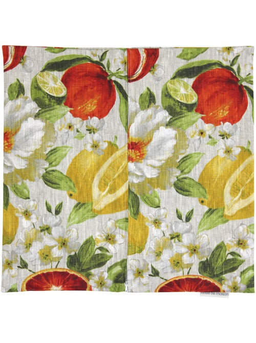 Housse de coussin GALLINA Agrumes - Kiabi