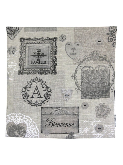 Housse de coussin GAVELLI Welcome - Kiabi