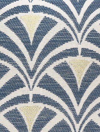 Housse de coussin géométrique en chenille