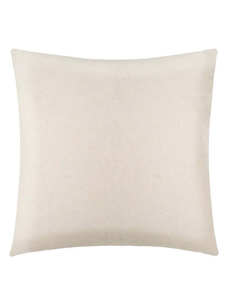 Housse de coussin géométrique en chenille Bleu - Kiabi