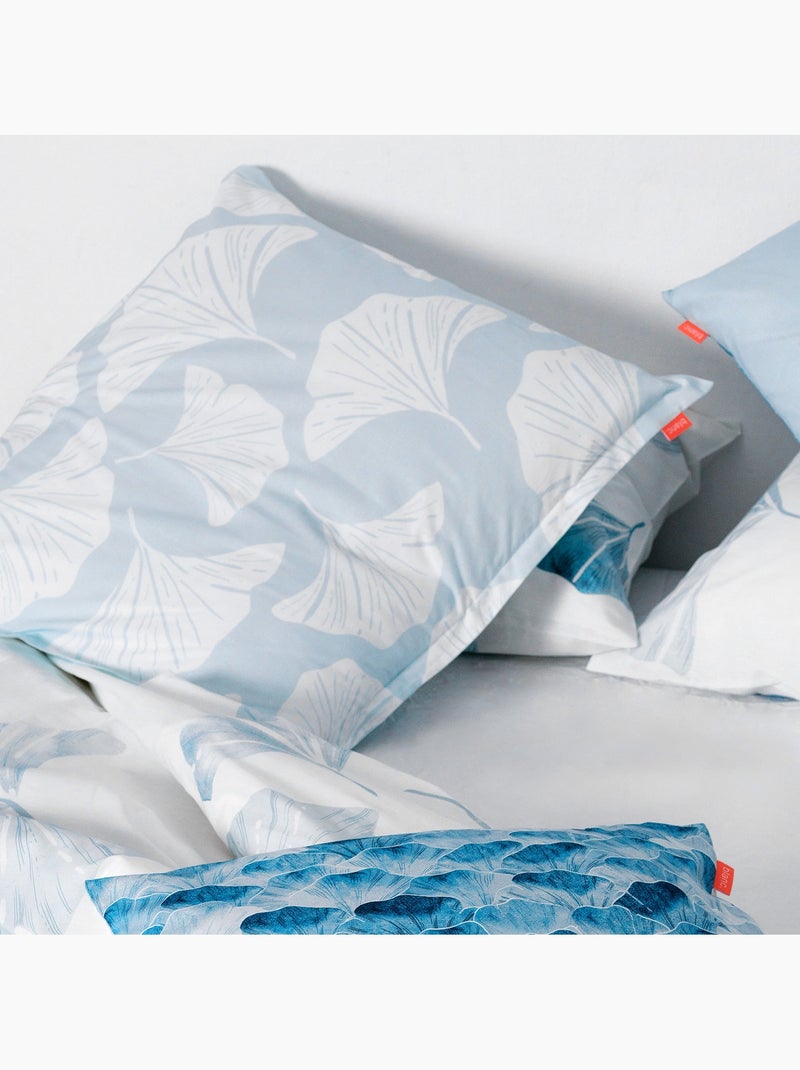 Housse de coussin Ginkgo "Happyfriday" Blanc - Kiabi