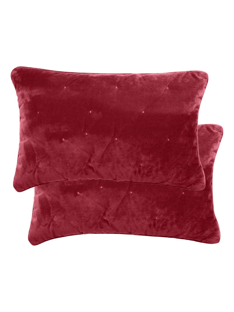 Housse de coussin GIPSY Rouge pourpre - Kiabi